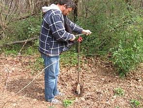 An EHS using auger to evaluate soil